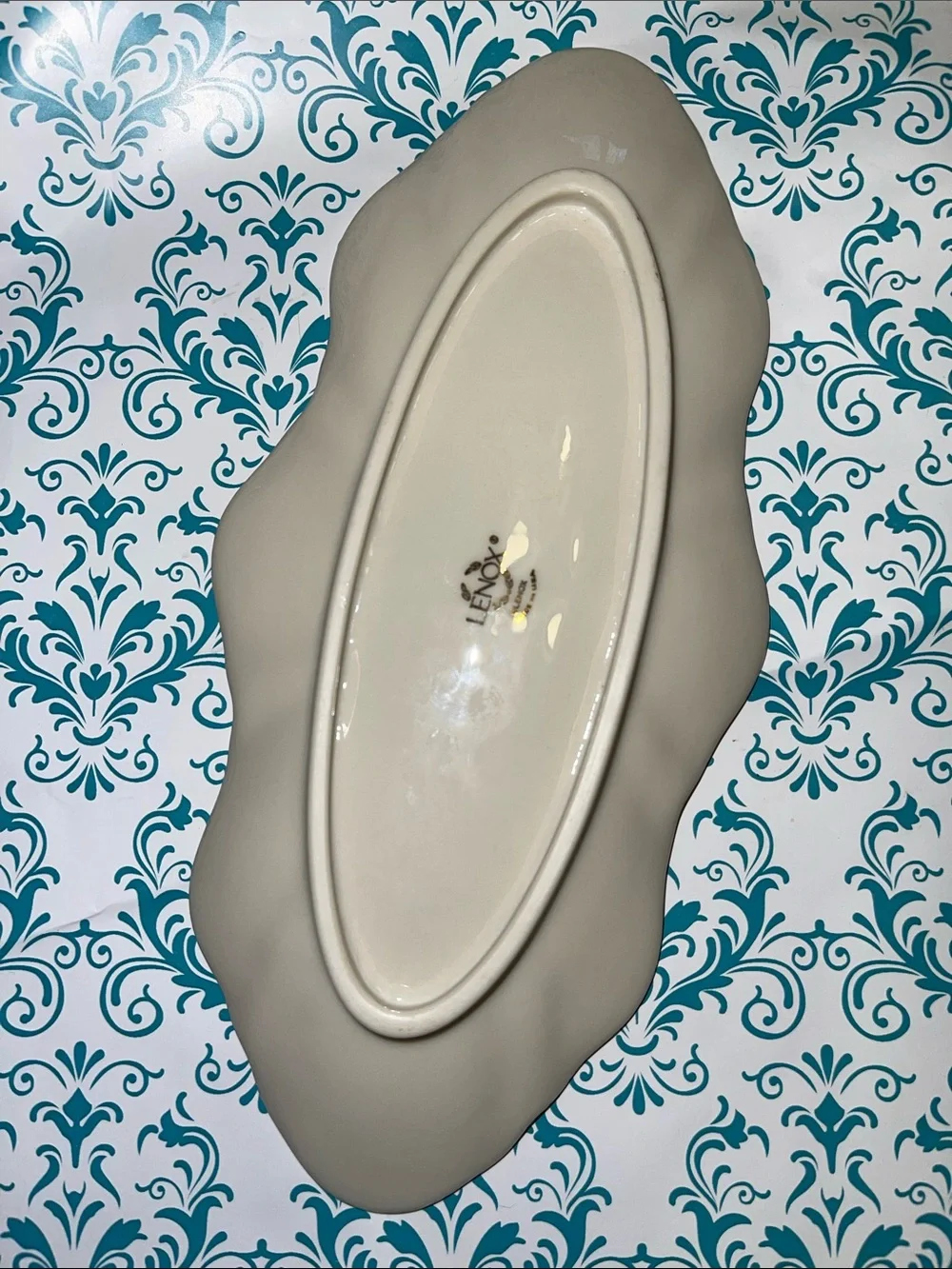 Lenox Cream little hors d’oeuvre platter Vintage